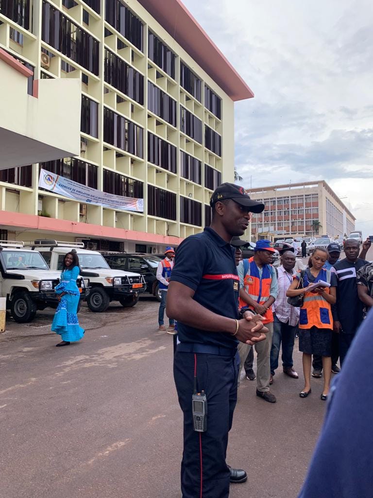 National Firefighters Demonstrate Safety Measures in Public Buildings during IDDRR Celebration at MINAT