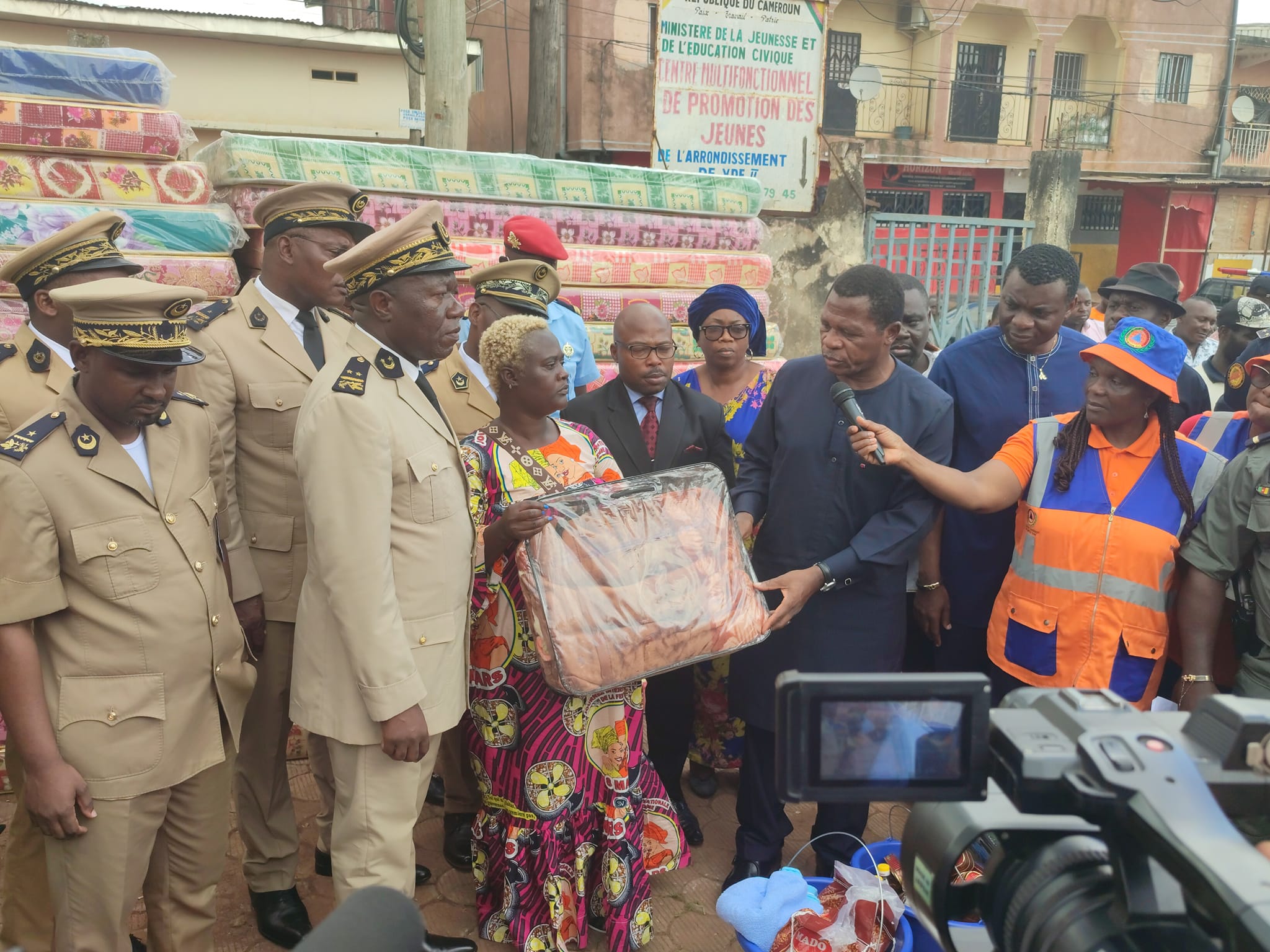 President Biya Put Smiles on Mbankolo Mudslide Survivors