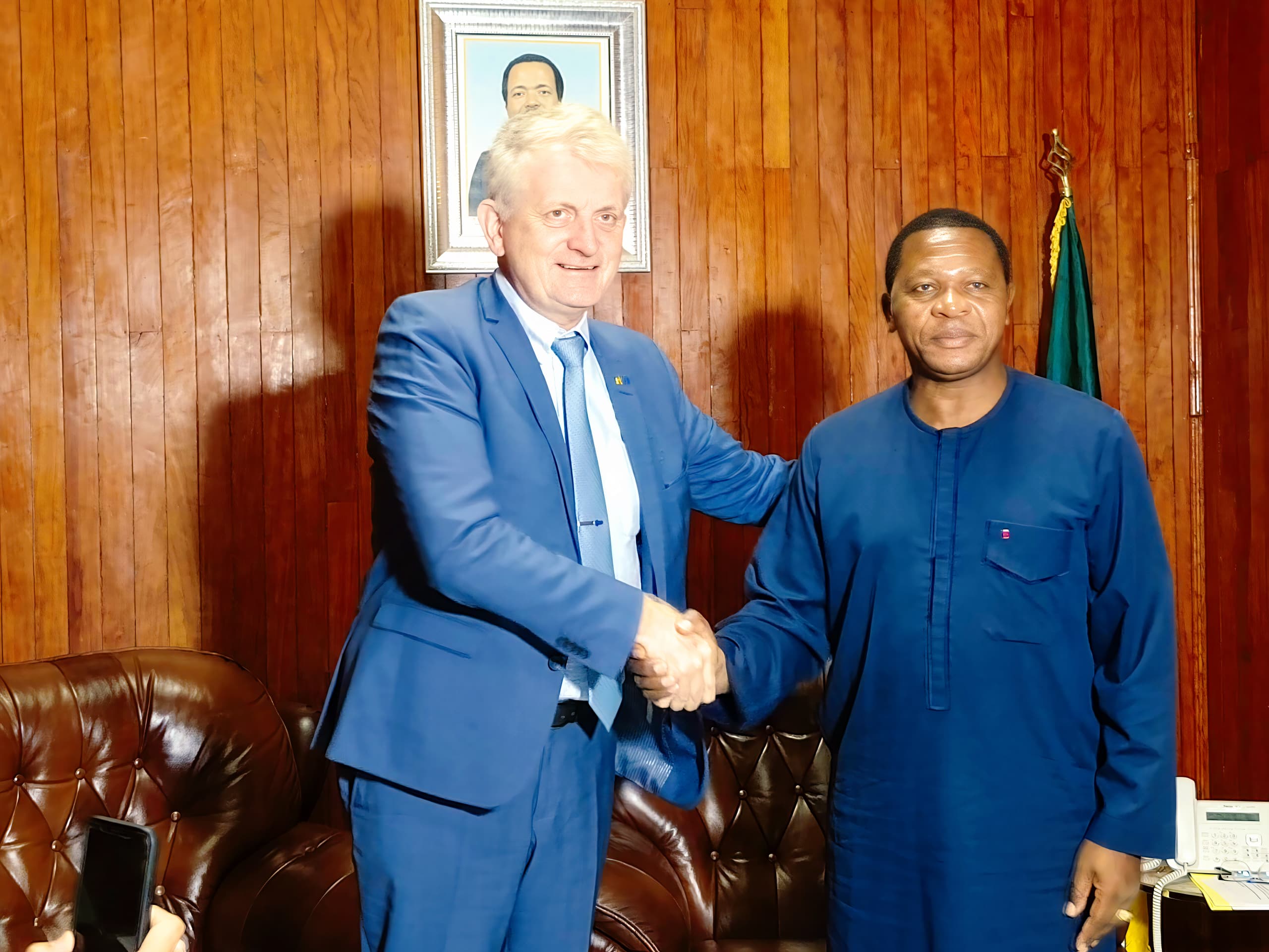 EU Ambassador talks cooperation with MINAT’s Atanga Nji.