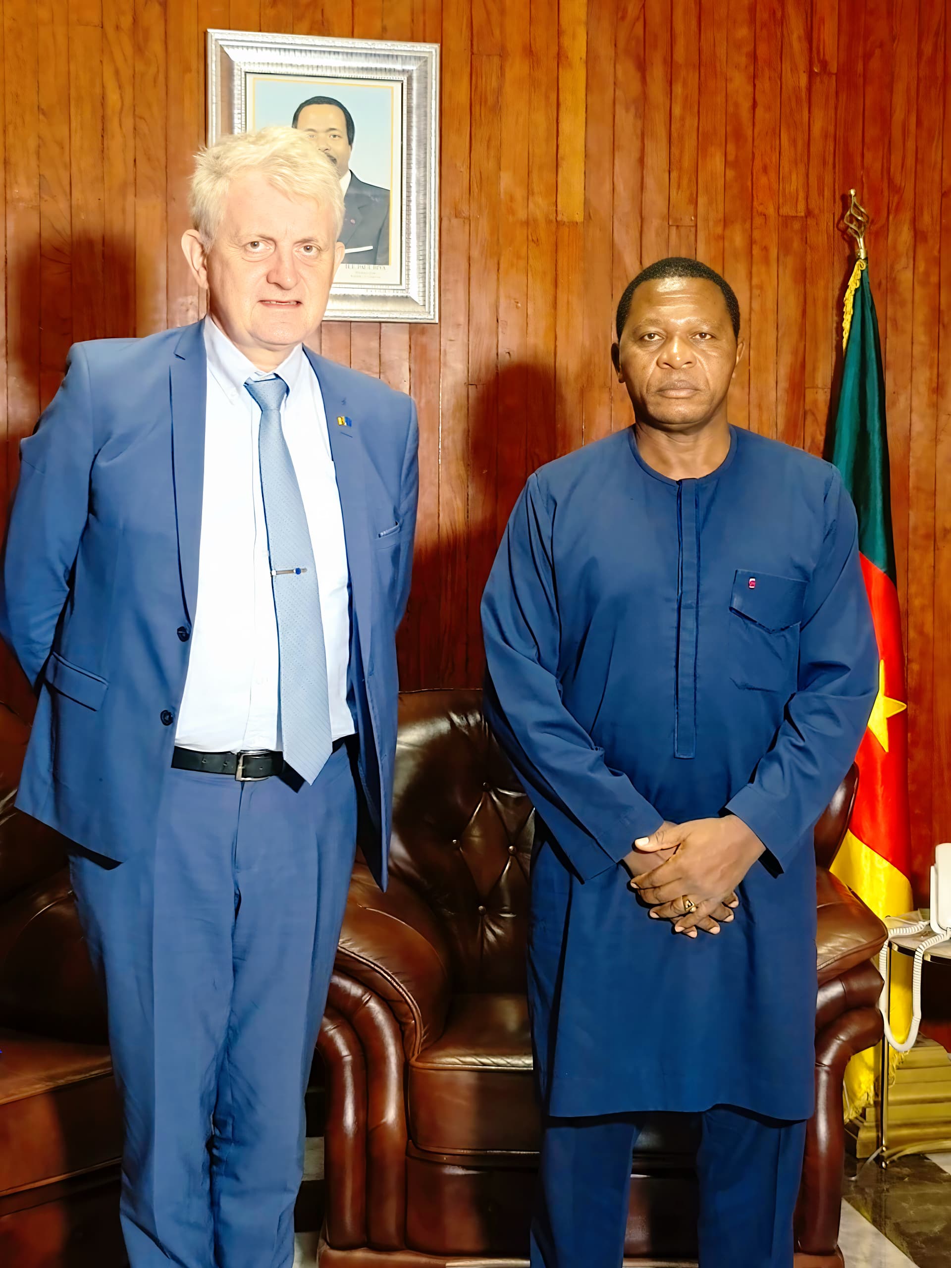 EU Ambassador talks cooperation with MINAT’s Atanga Nji.