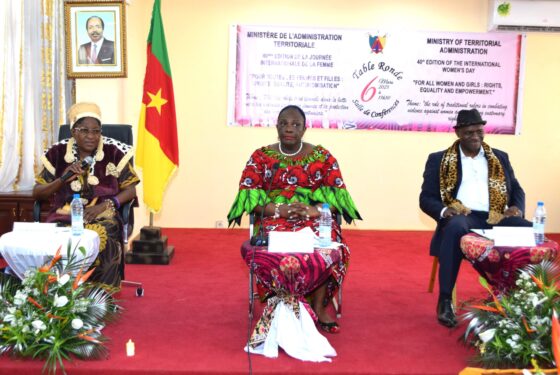 40th Edition of International Women’s Day;MINAT women discussed the role of traditional leaders in combating violence againts women and protecting customary rights.