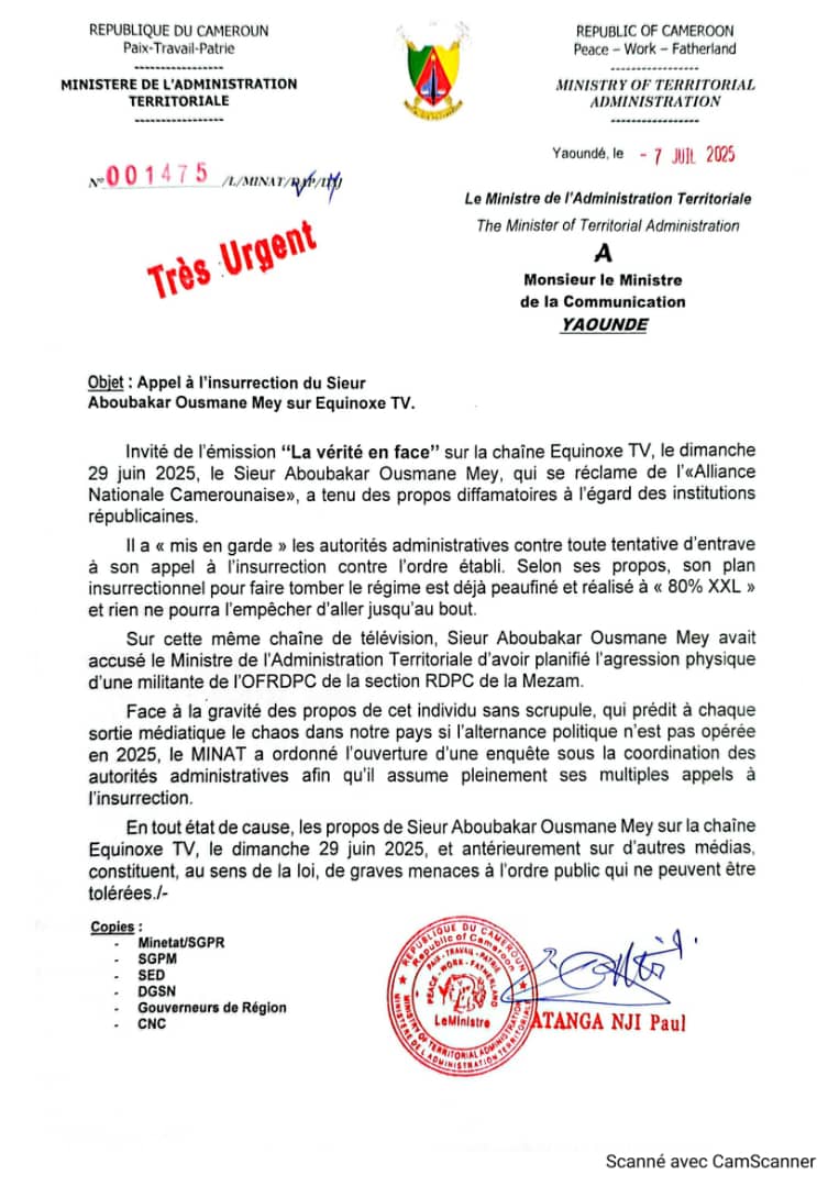 COMMUNIQUÉ