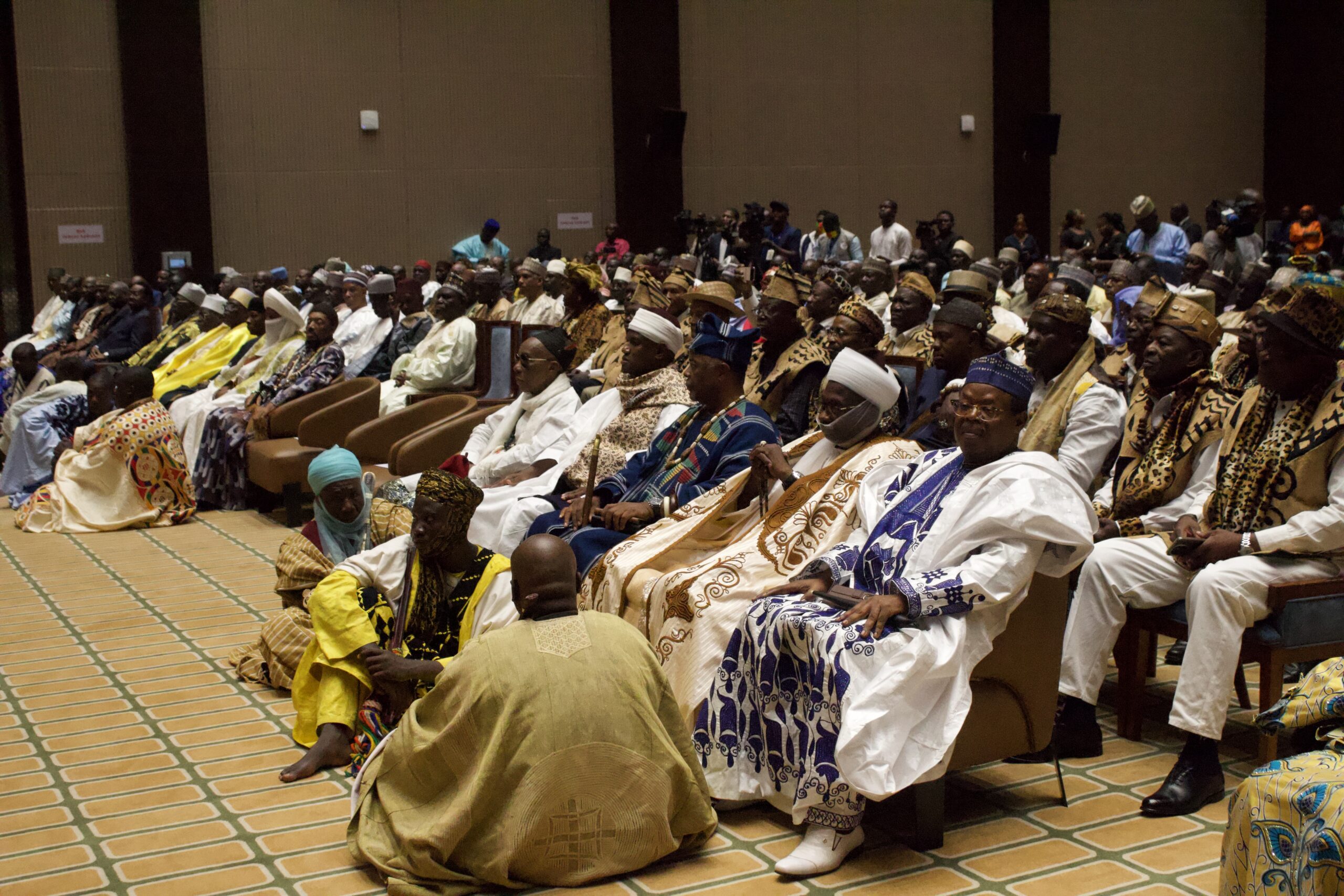 Lamido Cavayé Yéguié Djibril was raised to First Class Chief.