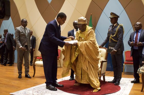 Lamido Cavayé Yéguié Djibril was raised to First Class Chief.