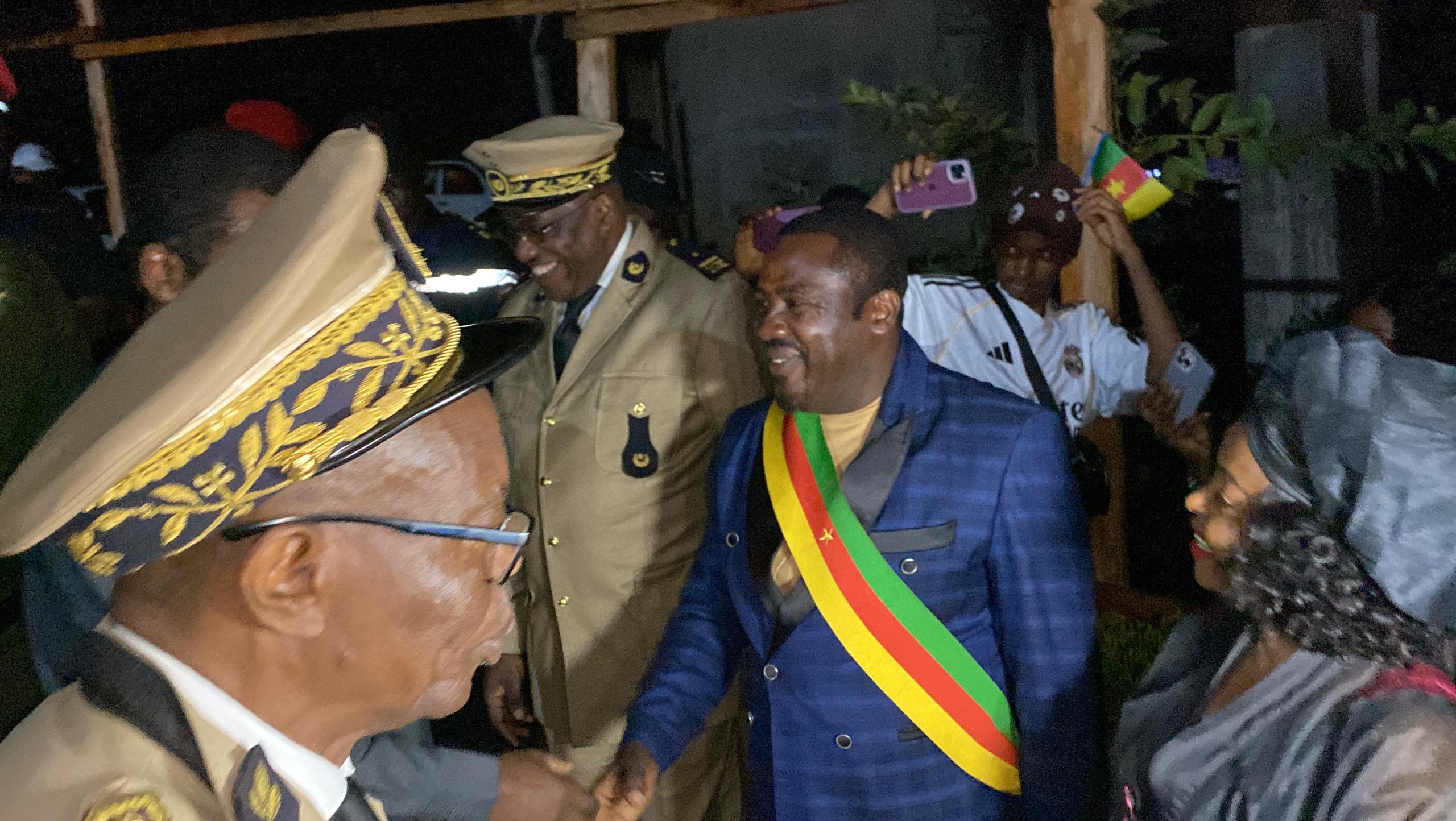 Accueil du MINAT par  Adolphe lélé Lafrique  ce 02/10/2025 à BAMENDA