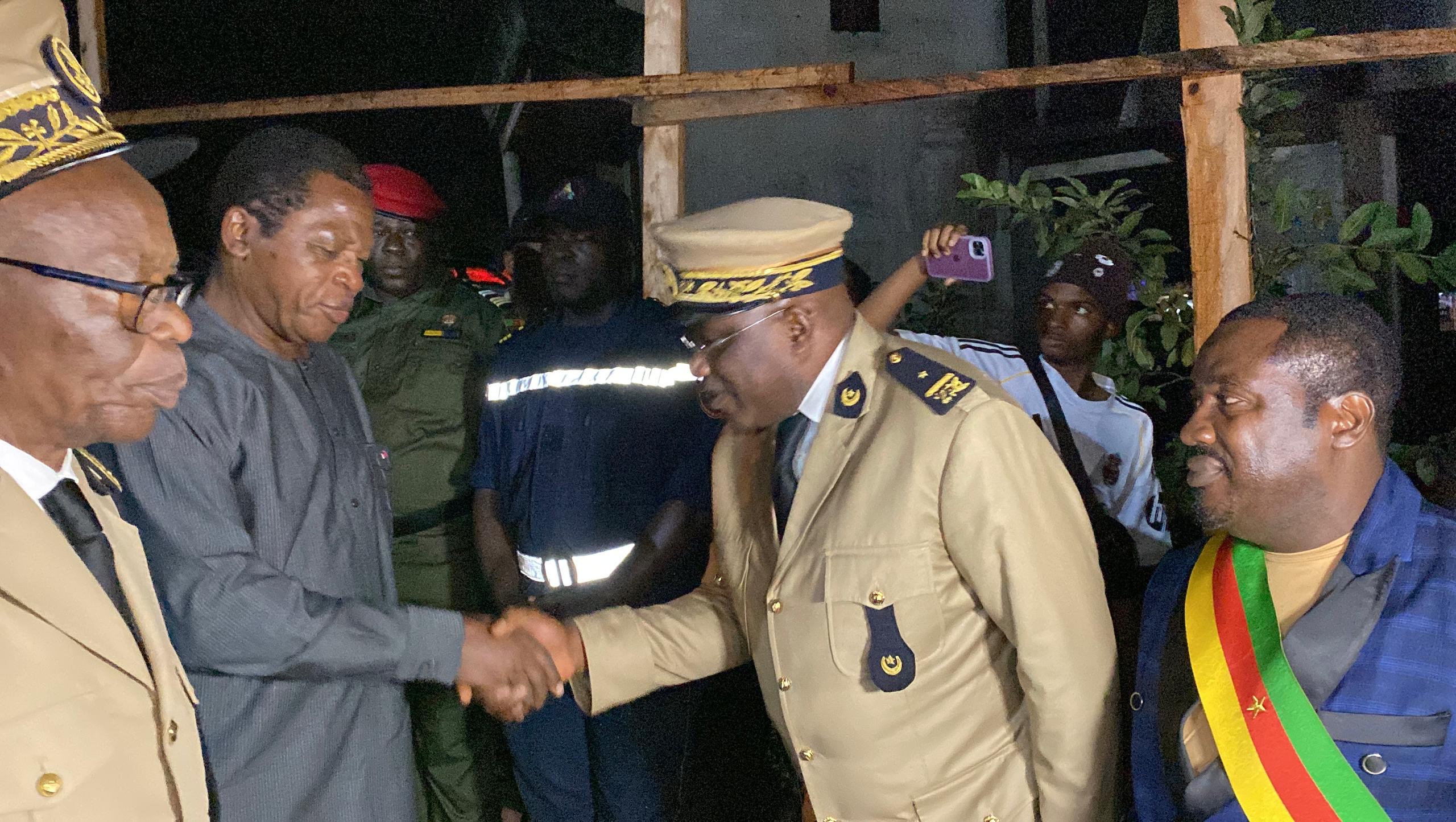 Accueil du MINAT par  Adolphe lélé Lafrique  ce 02/10/2025 à BAMENDA