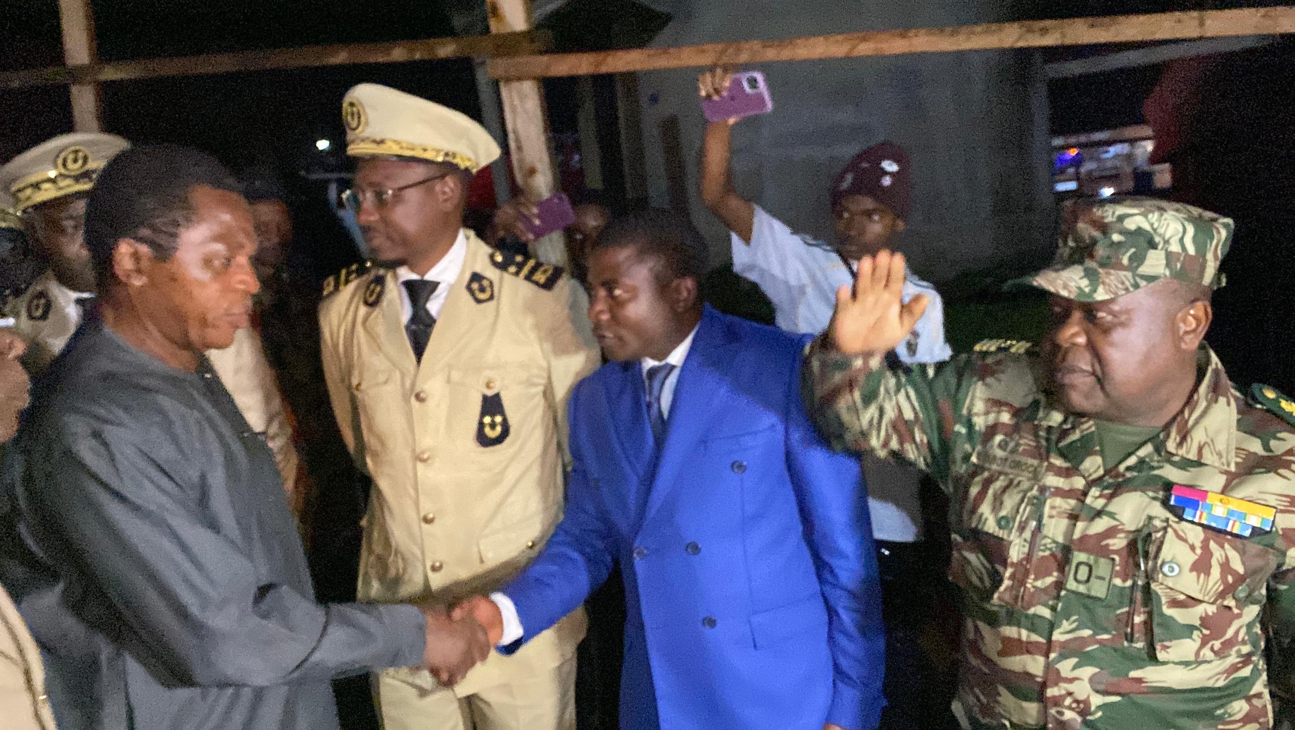 Accueil du MINAT par  Adolphe lélé Lafrique  ce 02/10/2025 à BAMENDA