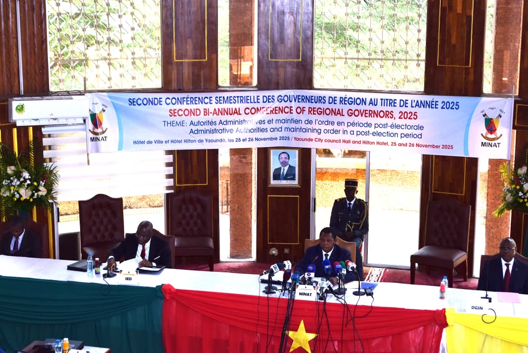 Second biannual governor’s conference 2025: Governors urged to uphold law and order in post-élection Cameroon