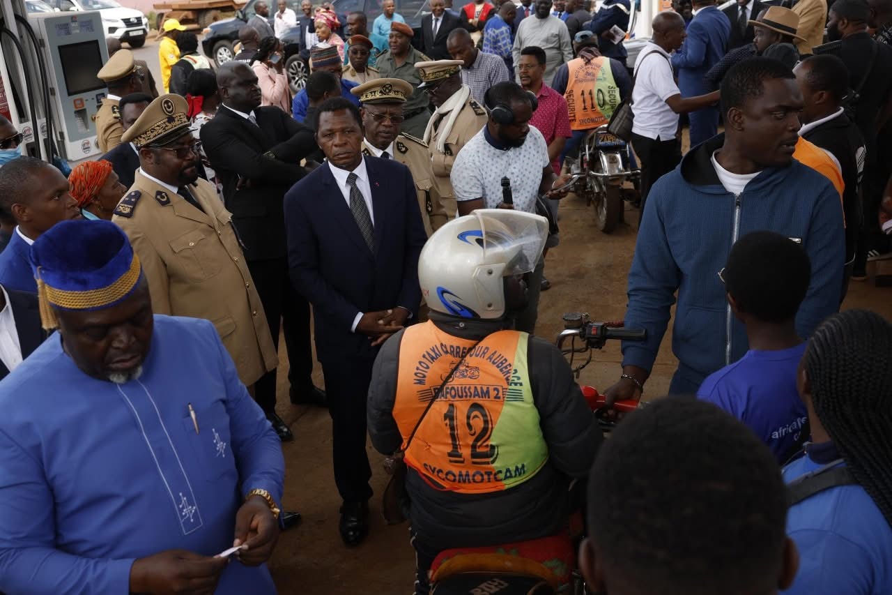 West Region: MINAT Boss Encourages Motorcycle Riders witrh free Fruel and 5000 CFA