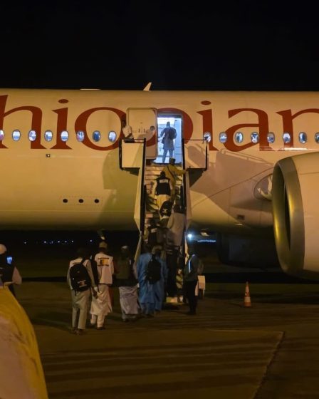 The first contingent of pilgrims took off from Garoua